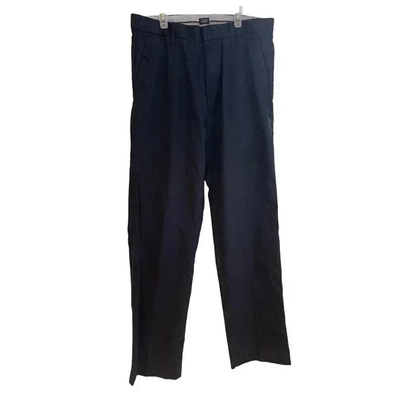 TAILORED GAP KHAKIS DARK BLUE 32X36 RELAXED FIT DRESS PANT - Picture 1 of 4